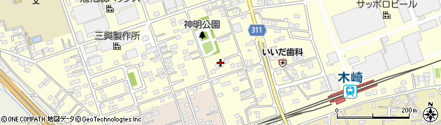 群馬県太田市新田木崎町144周辺の地図