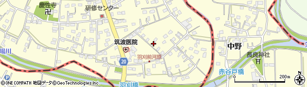 栃木県足利市羽刈町64周辺の地図