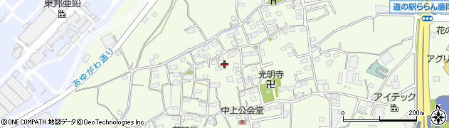 群馬県藤岡市中1412周辺の地図