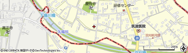 栃木県足利市羽刈町191周辺の地図