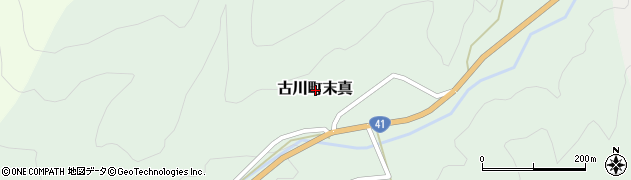 岐阜県飛騨市古川町末真周辺の地図