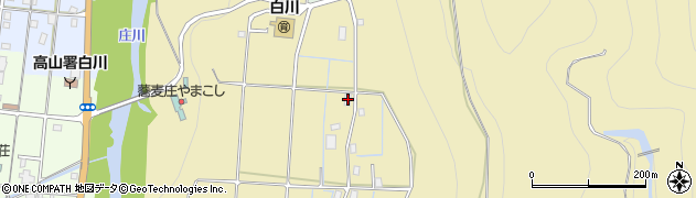 岐阜県大野郡白川村荻町1685周辺の地図