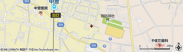 長野県安曇野市三郷明盛2331-2周辺の地図