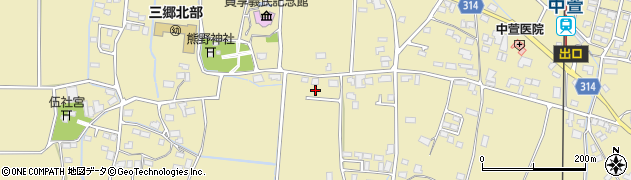 長野県安曇野市三郷明盛3216周辺の地図