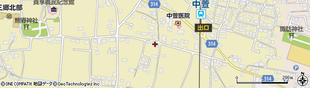 長野県安曇野市三郷明盛3243周辺の地図
