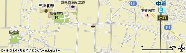 長野県安曇野市三郷明盛3314周辺の地図