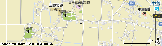 長野県安曇野市三郷明盛3316-3周辺の地図