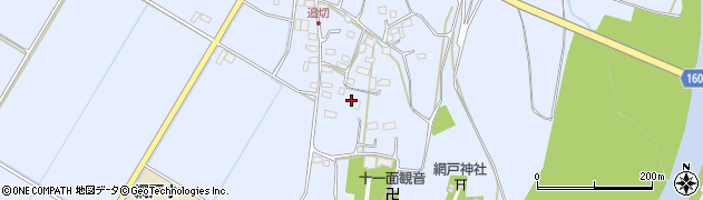 栃木県小山市網戸周辺の地図