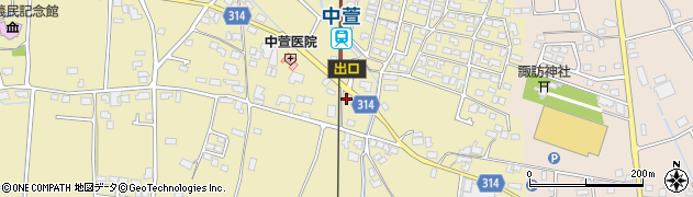 長野県安曇野市三郷明盛3007-10周辺の地図