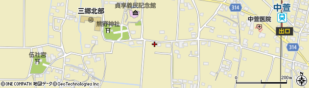 長野県安曇野市三郷明盛3315周辺の地図