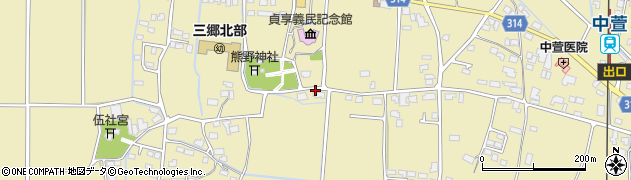 長野県安曇野市三郷明盛3316周辺の地図