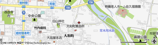 長野県佐久市岩村田周辺の地図