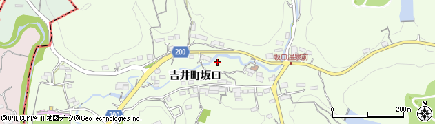 群馬県高崎市吉井町坂口周辺の地図