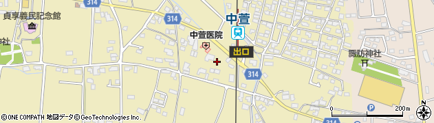 長野県安曇野市三郷明盛3006-1周辺の地図