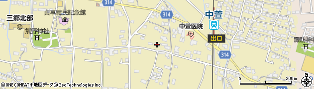 長野県安曇野市三郷明盛3014周辺の地図