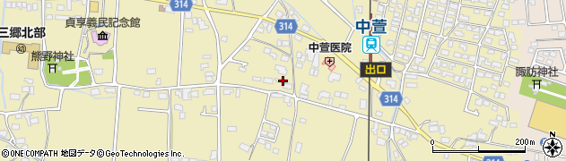 長野県安曇野市三郷明盛3013周辺の地図