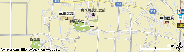 長野県安曇野市三郷明盛3108周辺の地図