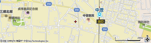 長野県安曇野市三郷明盛3025周辺の地図