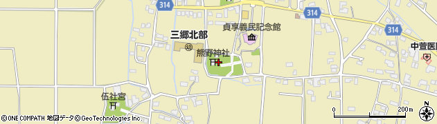 長野県安曇野市三郷明盛3319周辺の地図