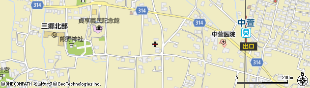 長野県安曇野市三郷明盛3045周辺の地図