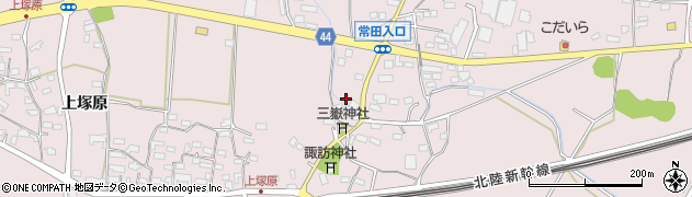 長野県佐久市塚原989周辺の地図