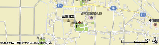 長野県安曇野市三郷明盛3220周辺の地図