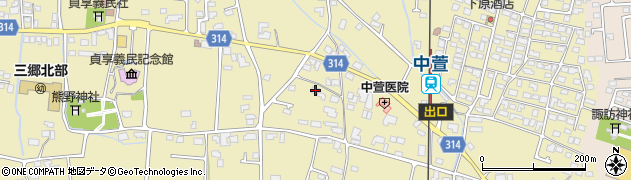 長野県安曇野市三郷明盛3024周辺の地図