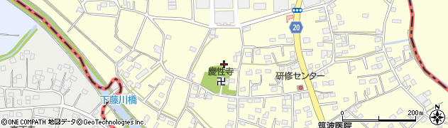 栃木県足利市羽刈町周辺の地図