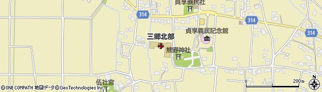 長野県安曇野市三郷明盛3365周辺の地図
