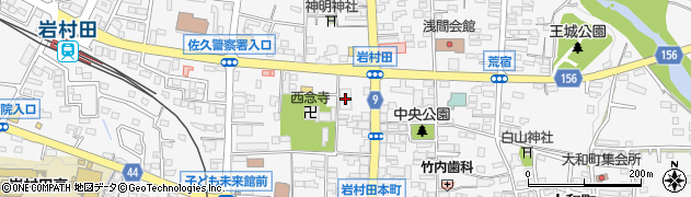 八十二銀行岩村田支店周辺の地図