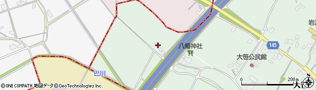 茨城県小美玉市大笹181周辺の地図