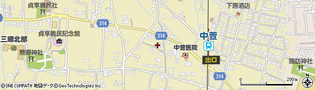 長野県安曇野市三郷明盛3027周辺の地図