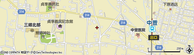 長野県安曇野市三郷明盛3044周辺の地図