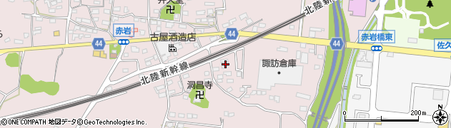 長野県佐久市塚原536周辺の地図