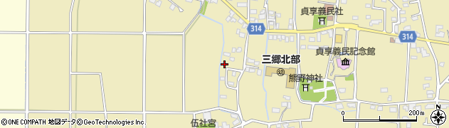 長野県安曇野市三郷明盛3372周辺の地図