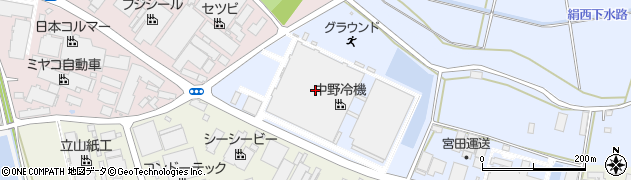 中野冷機株式会社周辺の地図