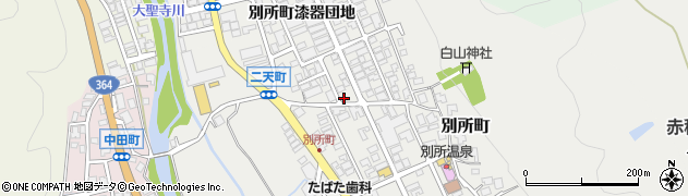 小山印房別所店周辺の地図