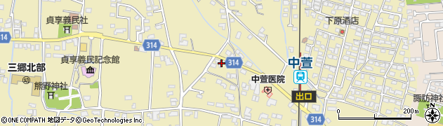 長野県安曇野市三郷明盛3031周辺の地図