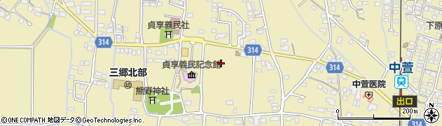 長野県安曇野市三郷明盛3200周辺の地図