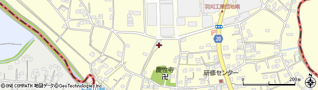 栃木県足利市羽刈町501周辺の地図
