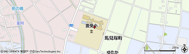 伊勢崎市立豊受小学校周辺の地図