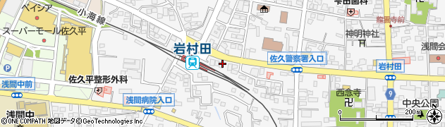 長野県佐久市岩村田（西本町）周辺の地図