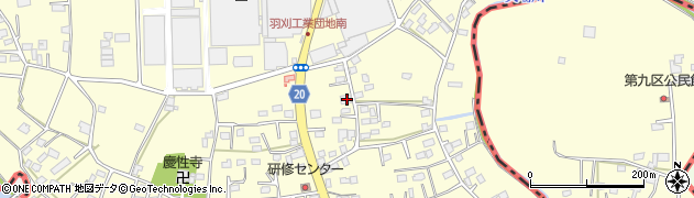 栃木県足利市羽刈町540周辺の地図