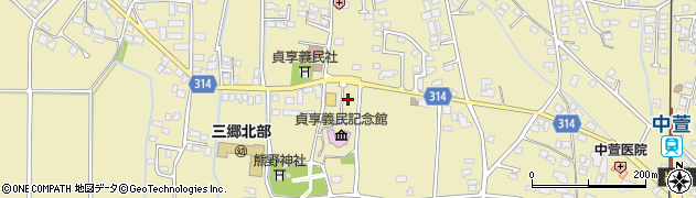 長野県安曇野市三郷明盛3205周辺の地図