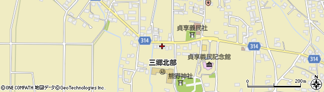 長野県安曇野市三郷明盛3362周辺の地図