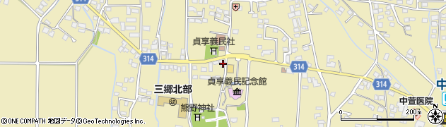 長野県安曇野市三郷明盛3329周辺の地図