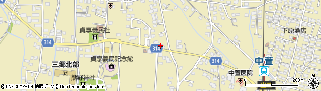 長野県安曇野市三郷明盛3051周辺の地図