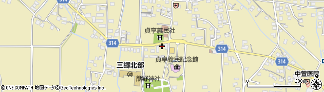 長野県安曇野市三郷明盛3329-2周辺の地図