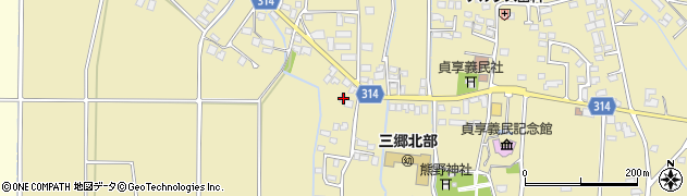 長野県安曇野市三郷明盛3377周辺の地図