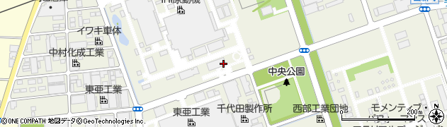 中一運輸倉庫株式会社　太田事業所周辺の地図